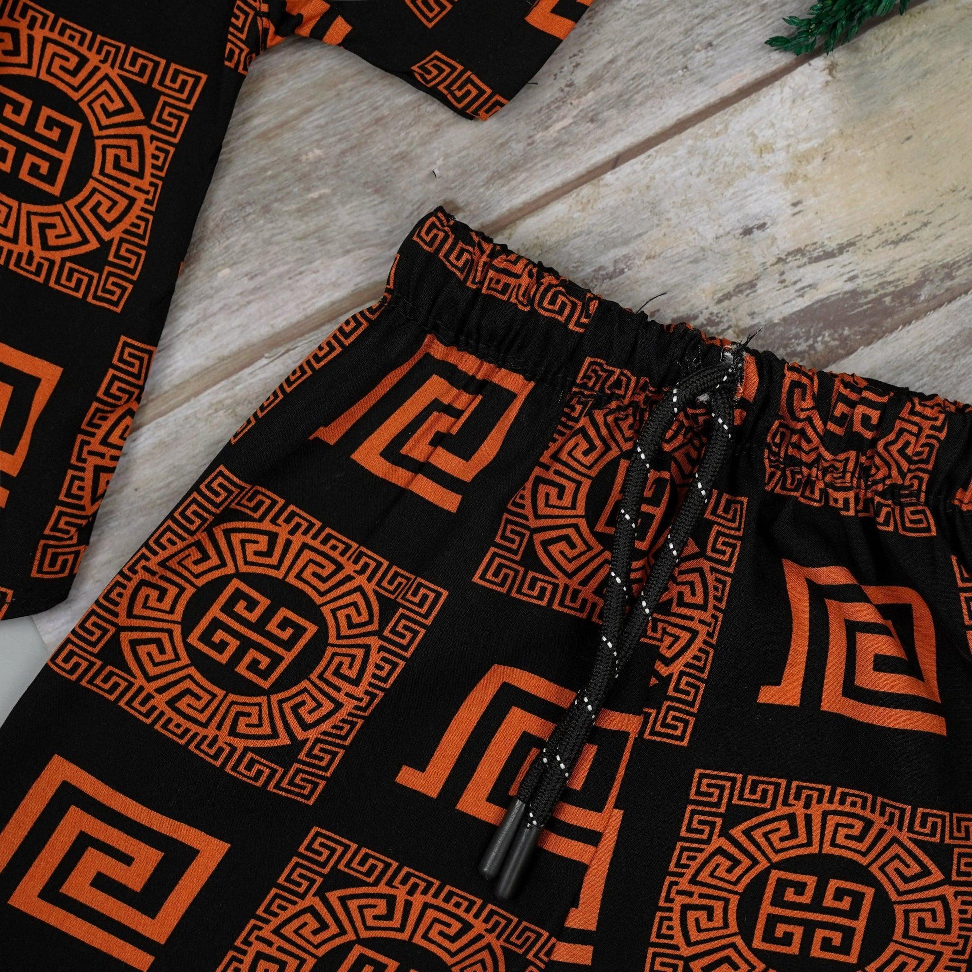 Black & Orange Kid Safari Suite